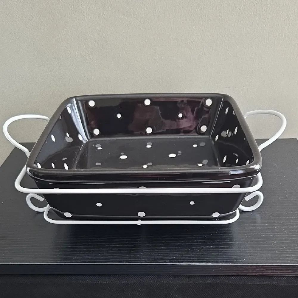 NWOT Temp-Tations Ovenware and Rack - Picture 1 of 10